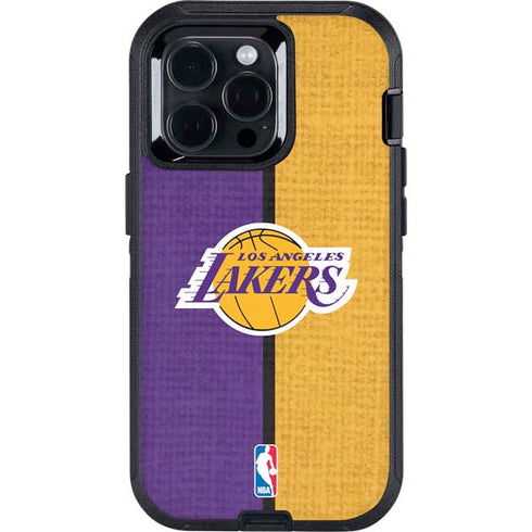 NBA Los Angeles Lakers Canvas Otterbox Defender iPhone Skin