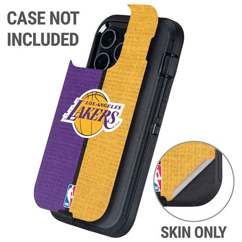 NBA Los Angeles Lakers Canvas Otterbox Defender iPhone Skin