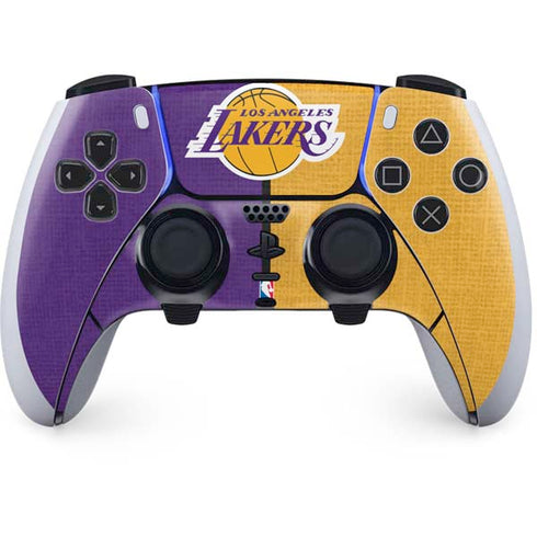 NBA Los Angeles Lakers Canvas PS5 DualSense Edge Pro Controller Skin