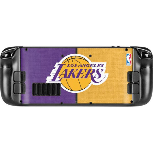 NBA Los Angeles Lakers Canvas Steam Deck Handheld Gaming Computer Skin