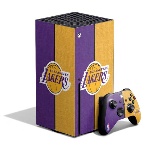 NBA Los Angeles Lakers Canvas Xbox Series X Bundle Skin