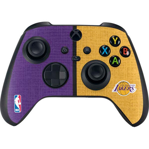 NBA Los Angeles Lakers Canvas XBox Series X Digital Edition Bundle Skin