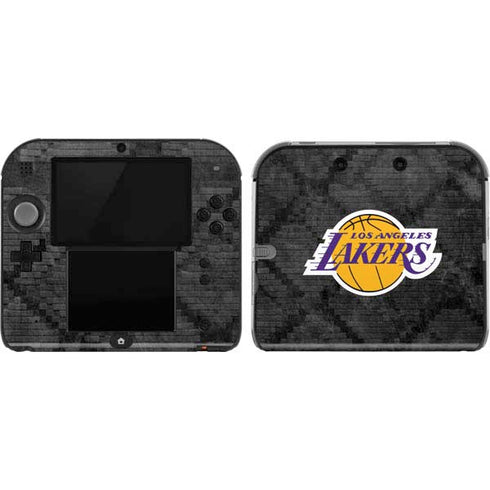 NBA Los Angeles Lakers Dark Rust Nintendo Skins