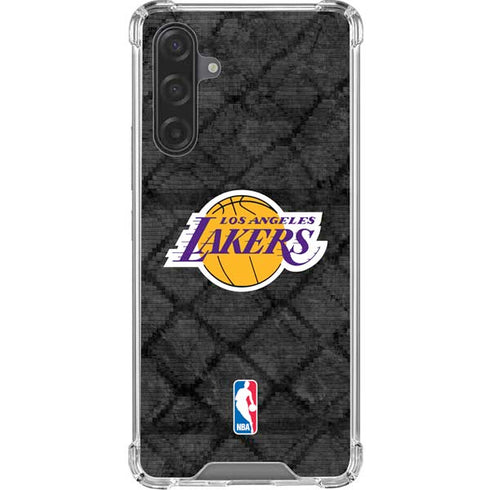 NBA Los Angeles Lakers Dark Rust Galaxy A17 Clear Case