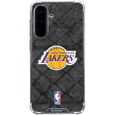 NBA Los Angeles Lakers Dark Rust Galaxy A36 5G Clear Case