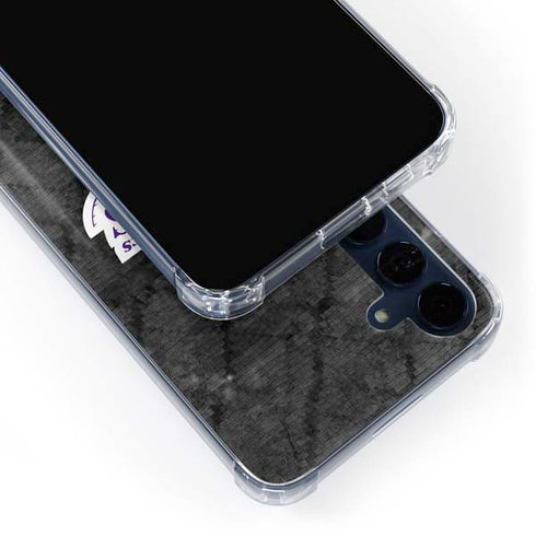 NBA Los Angeles Lakers Dark Rust Galaxy A55 5G Clear Case