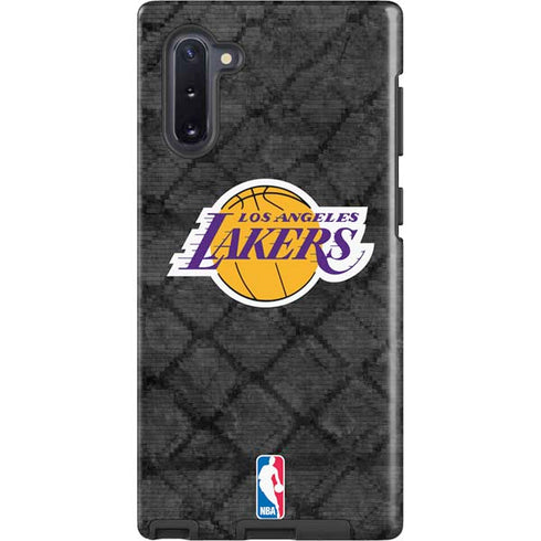 NBA Los Angeles Lakers Dark Rust Galaxy Cases