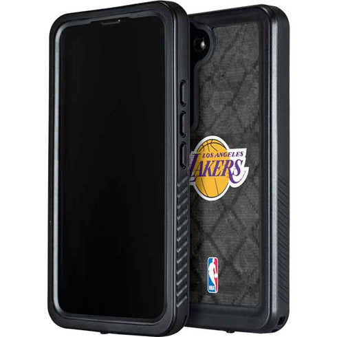NBA Los Angeles Lakers Dark Rust Galaxy S24 Plus Waterproof Case