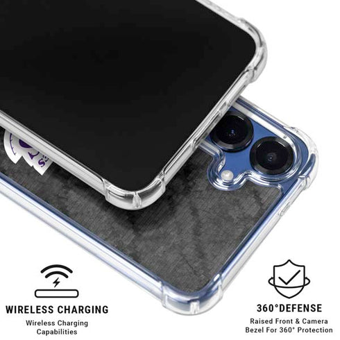 NBA Los Angeles Lakers Dark Rust Galaxy S25 Clear Case