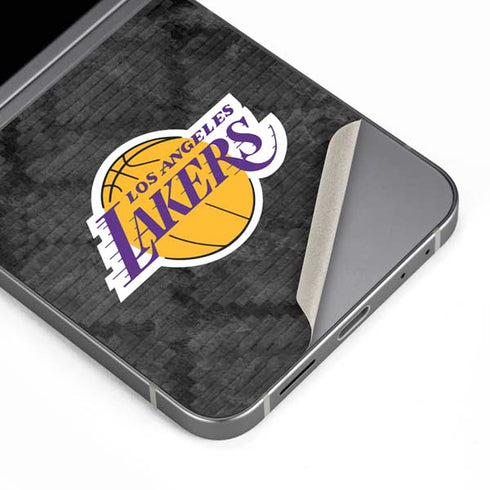 NBA Los Angeles Lakers Dark Rust Galaxy Z Flip6 Skin