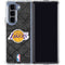 NBA Los Angeles Lakers Dark Rust Galaxy Z Fold5 5G Clear Case
