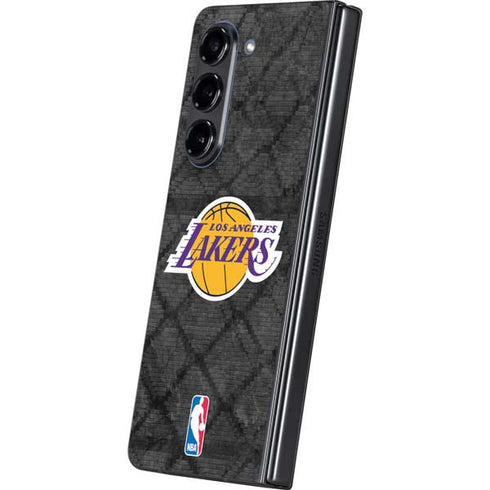 NBA Los Angeles Lakers Dark Rust Galaxy Z Fold5 5G Skin