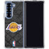 NBA Los Angeles Lakers Dark Rust Galaxy Z Fold6 Clear Case