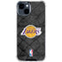 NBA Los Angeles Lakers Dark Rust iPhone 15 Clear Case