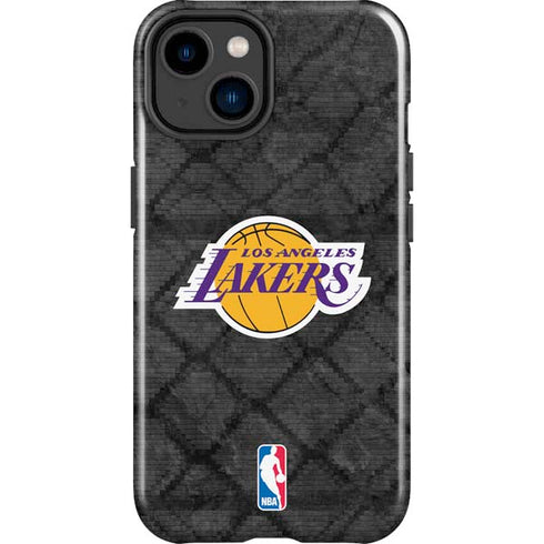 NBA Los Angeles Lakers Dark Rust iPhone 15 Impact Case