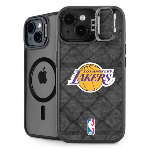 NBA Los Angeles Lakers Dark Rust iPhone 15 Plus Kickstand Case