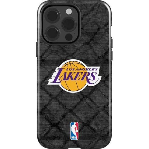 NBA Los Angeles Lakers Dark Rust iPhone 15 Pro Impact Case