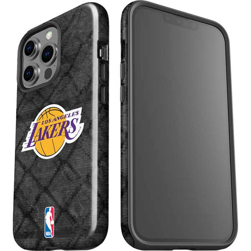 NBA Los Angeles Lakers Dark Rust iPhone 15 Pro Impact Case