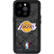 NBA Los Angeles Lakers Dark Rust iPhone 15 Pro Waterproof Case