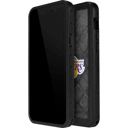 NBA Los Angeles Lakers Dark Rust iPhone 15 Pro Waterproof Case