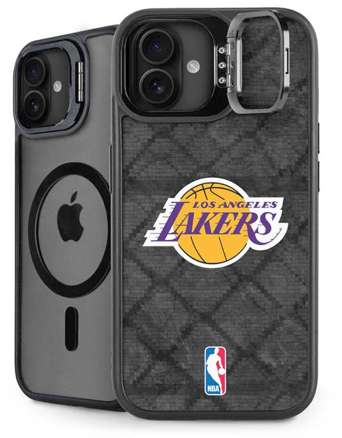 NBA Los Angeles Lakers Dark Rust iPhone 16 Kickstand Case