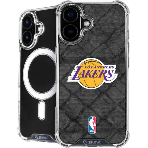 NBA Los Angeles Lakers Dark Rust iPhone 16 MagSafe Case