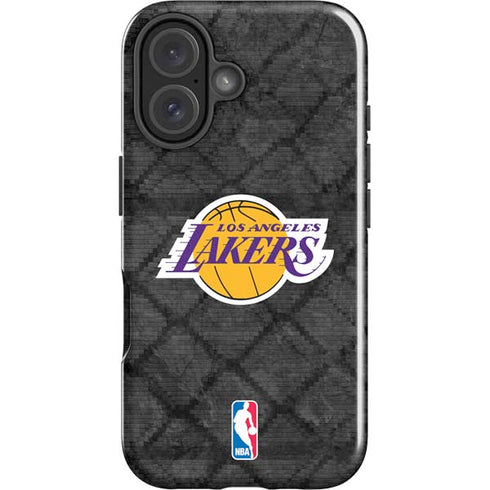 NBA Los Angeles Lakers Dark Rust iPhone 16 Plus Impact Case