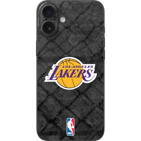 NBA Los Angeles Lakers Dark Rust iPhone 16 Plus Skin