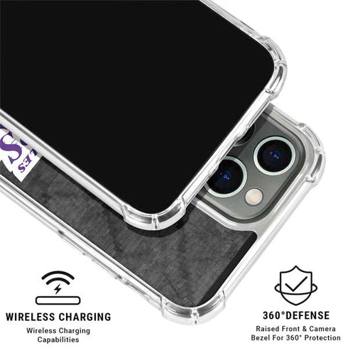NBA Los Angeles Lakers Dark Rust iPhone 16 Pro Clear Case