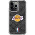 NBA Los Angeles Lakers Dark Rust iPhone 16 Pro Max Clear Case