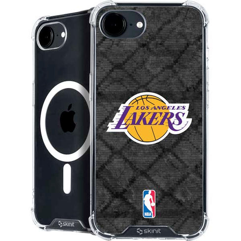 NBA Los Angeles Lakers Dark Rust iPhone 16e MagSafe Case