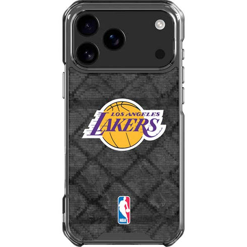 NBA Los Angeles Lakers Dark Rust iPhone 18 Pro Max Clear Case