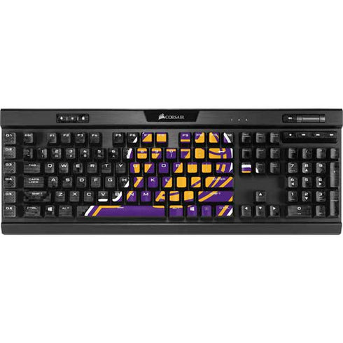 NBA Los Angeles Lakers Dark Rust K95 RGB PLATINUM Mechanical Gaming Keyboard Skin