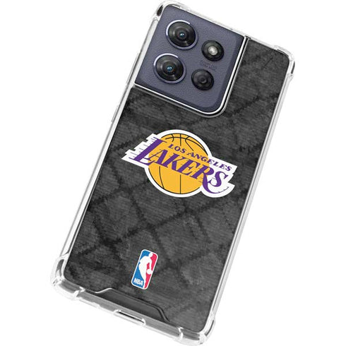 NBA Los Angeles Lakers Dark Rust Moto G Stylus 5G (2025) Clear Case