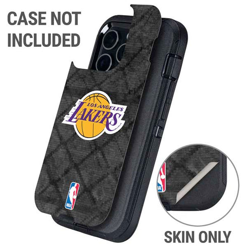 NBA Los Angeles Lakers Dark Rust Otterbox Defender iPhone Skin
