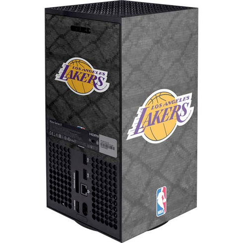 NBA Los Angeles Lakers Dark Rust XBox Series X Digital Edition Console Skin