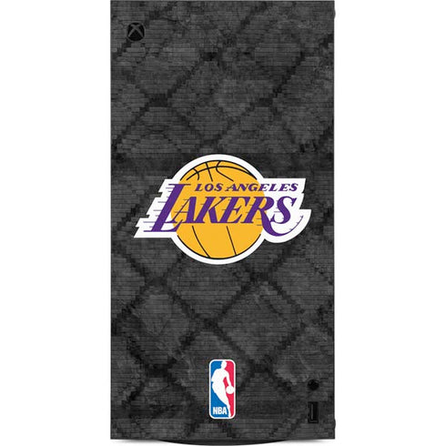NBA Los Angeles Lakers Dark Rust XBox Series X Digital Edition Console Skin