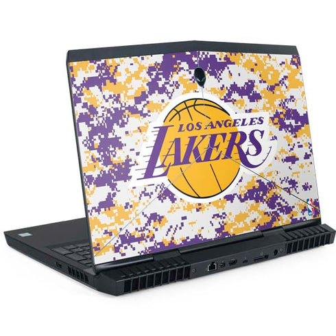 NBA Los Angeles Lakers Digi Camo Dell Alienware Skin