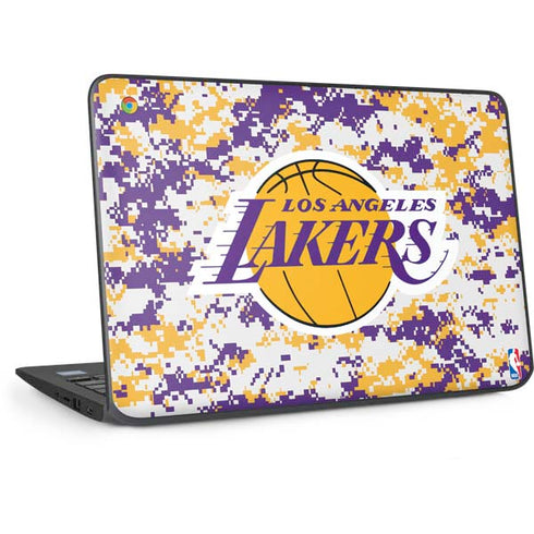 NBA Los Angeles Lakers Digi Camo HP Chromebook Skin