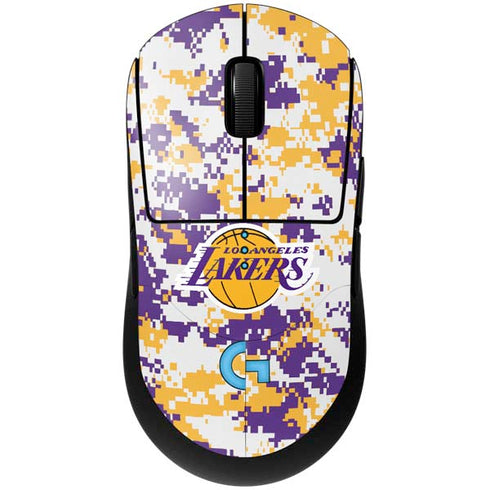 NBA Los Angeles Lakers Digi Camo G Pro Wireless Gaming Mouse Skin