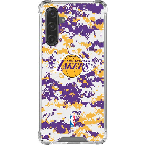 NBA Los Angeles Lakers Digi Camo Galaxy A17 Clear Case