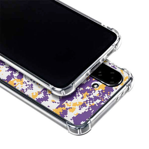 NBA Los Angeles Lakers Digi Camo Galaxy A36 5G Clear Case