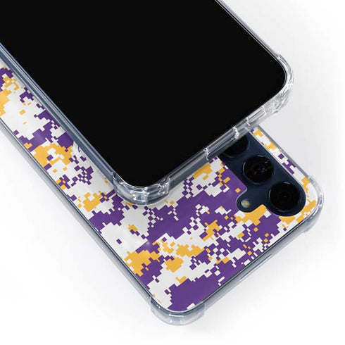 NBA Los Angeles Lakers Digi Camo Galaxy A55 5G Clear Case
