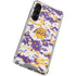NBA Los Angeles Lakers Digi Camo Galaxy S24 FE Clear Case