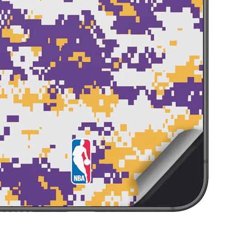NBA Los Angeles Lakers Digi Camo Galaxy S25 Plus Skin