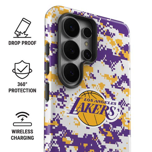 NBA Los Angeles Lakers Digi Camo Galaxy S26 Ultra Impact Case