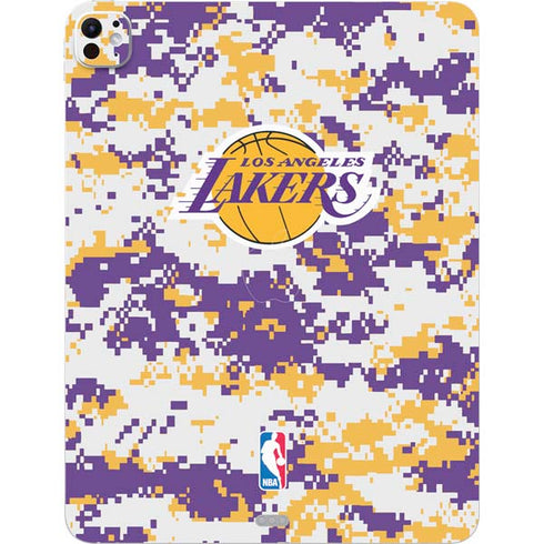 NBA Los Angeles Lakers Digi Camo iPad Pro 13in M4 (2024) Skin