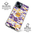 NBA Los Angeles Lakers Digi Camo iPhone 15 Clear Case