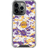 NBA Los Angeles Lakers Digi Camo iPhone 16 Pro Clear Case