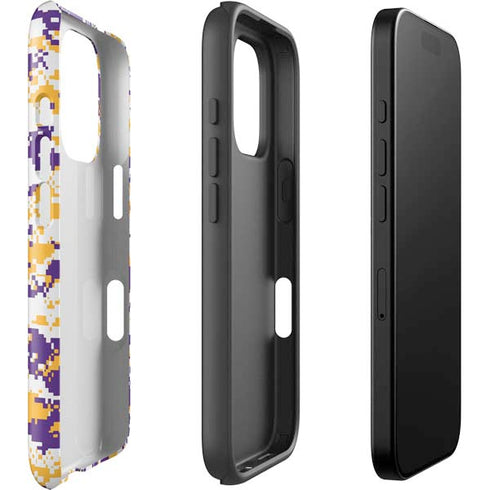 NBA Los Angeles Lakers Digi Camo iPhone 16 Pro Impact Case